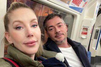 Katherine Ryan shared a hilarious clip of her young kids swearing about swarming wasps during a family dinner in Crete, leaving fans in stitches at their unexpected reactions.