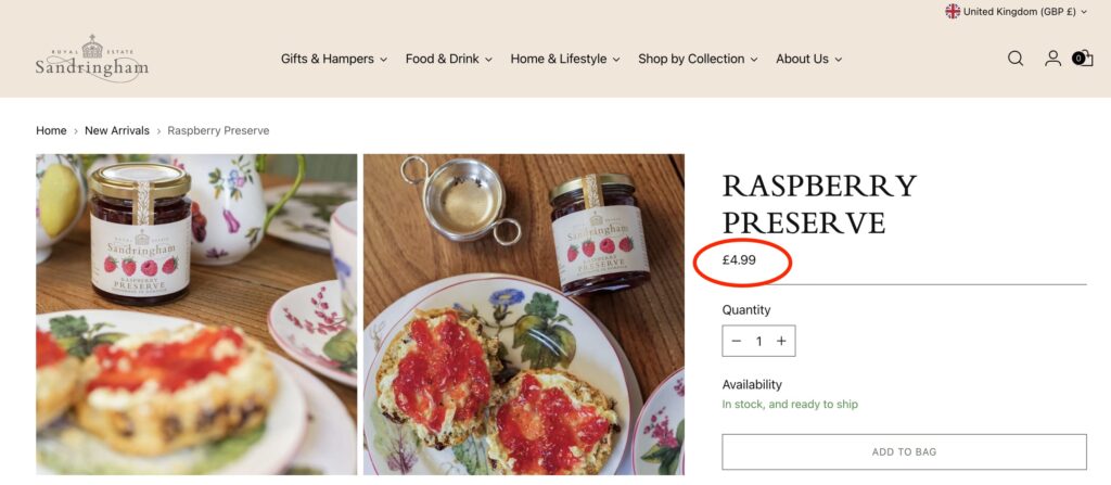 King Charles sells Sandringham raspberry jam for £4.99, less than half Meghan Markle’s price, offering a locally made, additive free preserve with rich fruity flavor.