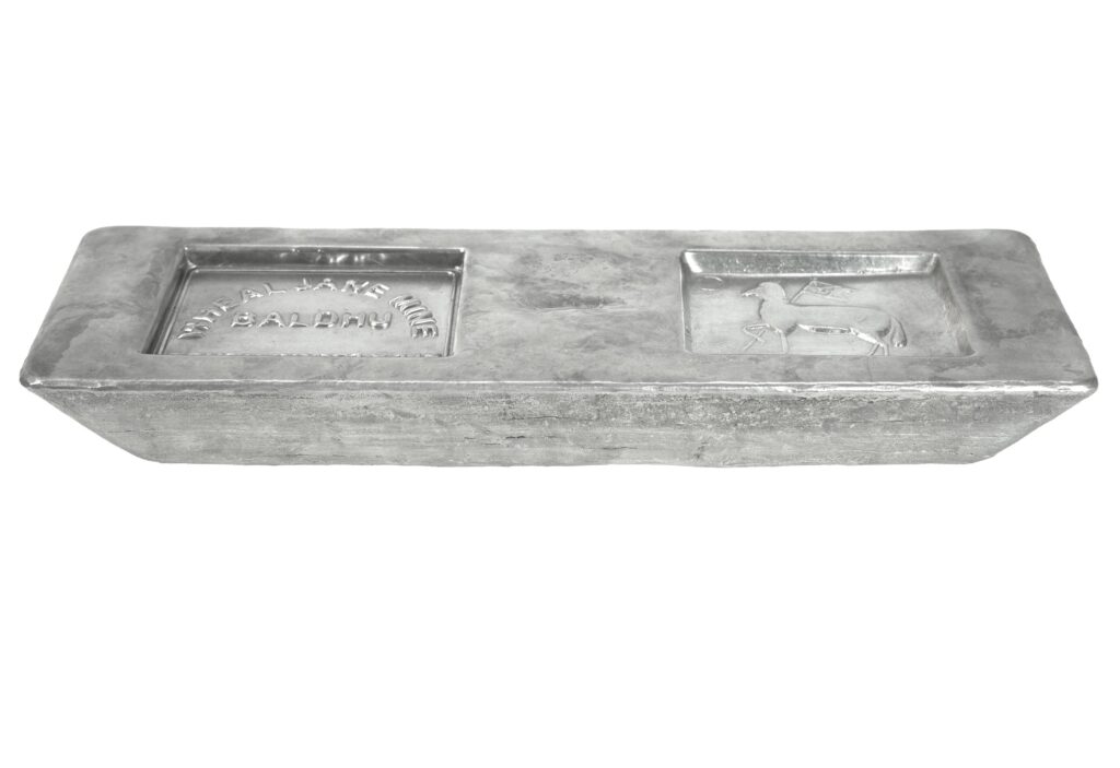 The final ingot from Britain’s last tin mine is up for auction in Cornwall, marking the end of an industry and expected to fetch £5,000 in aid of Children’s Hospice South West.