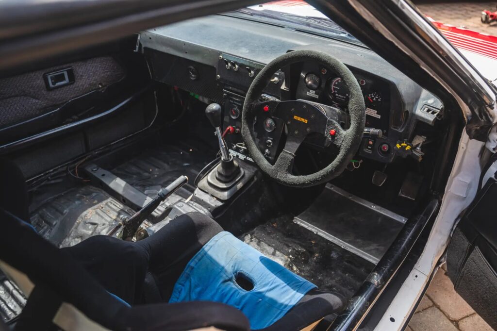 Barry Sheene’s 1985 Toyota Supra, raced in the British Saloon Car Championship and bearing his lucky number 7, is up for auction at £80,000 in Silverstone this August.
