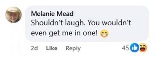 Social media comment on the post of Miranda Hart makes a splash after falling out of kayak - comedian’s hilarious tumble into lake leaves fans in stitches as she jokes about her less than graceful exit.