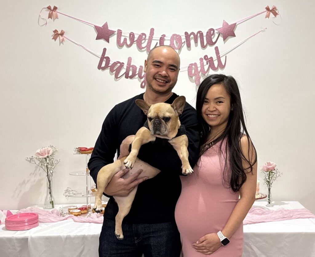 Mum left baffled after Temu baby shower order turns out to be a flat polyester sheet printed with a door and bow instead of the 3D decoration she expected for $9.63.