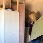 A mum has created bespoke built-in wardrobes for her son using flatpack Argos furniture, saving over £2,300. The project involved basic tools, MDF panels, and a creative design, totaling just £912.33.