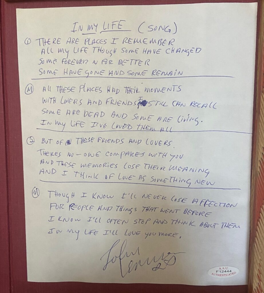 A £1.4m Beatles collection featuring handwritten lyrics, guitars, drawings and rare gifts including Salvador Dali’s present to John and Yoko is set to go on display.