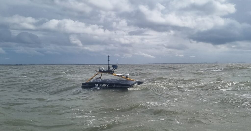 RNLI mistake mysterious sea object for emergency before discovering it was a robot survey boat from XOCEAN off Formby Point sparking unusual rescue call out.