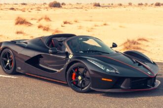 A rare 2017 Ferrari LaFerrari Aperta, faster than a Bugatti Veyron and with just 2,300 miles, is set to sell for £5.5m at RM Sotheby’s Monterey auction this August.