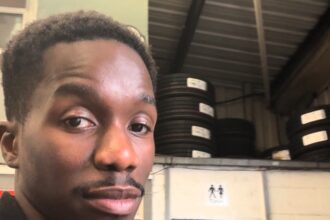 Tinchy Stryder leaves fan awkward after man fails to recognise him or name any of his songs during funny garage encounter shared on rapper’s social media.