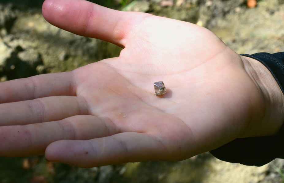 After weeks of searching at Arkansas’ Crater of Diamonds, a woman found a rare 2.3 carat gem on her last day, now destined to become her unique engagement ring.
