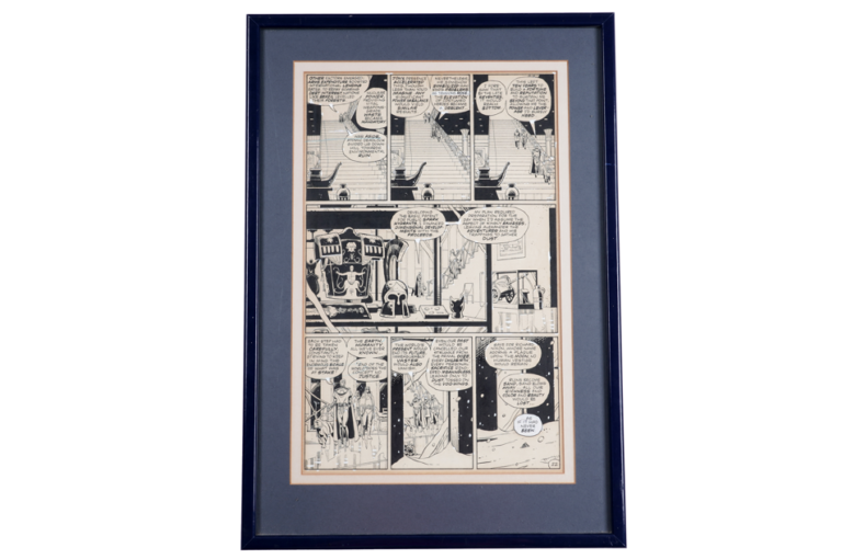 Single page from iconic comic that became movie sells for over £20,000 ...