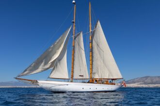 Historic 1931 yacht Weather Bird once sailed by Armstrong, Chanel and Picasso is for sale at £2.2m with 101ft luxury, 2021 refit and timeless 1930s design.