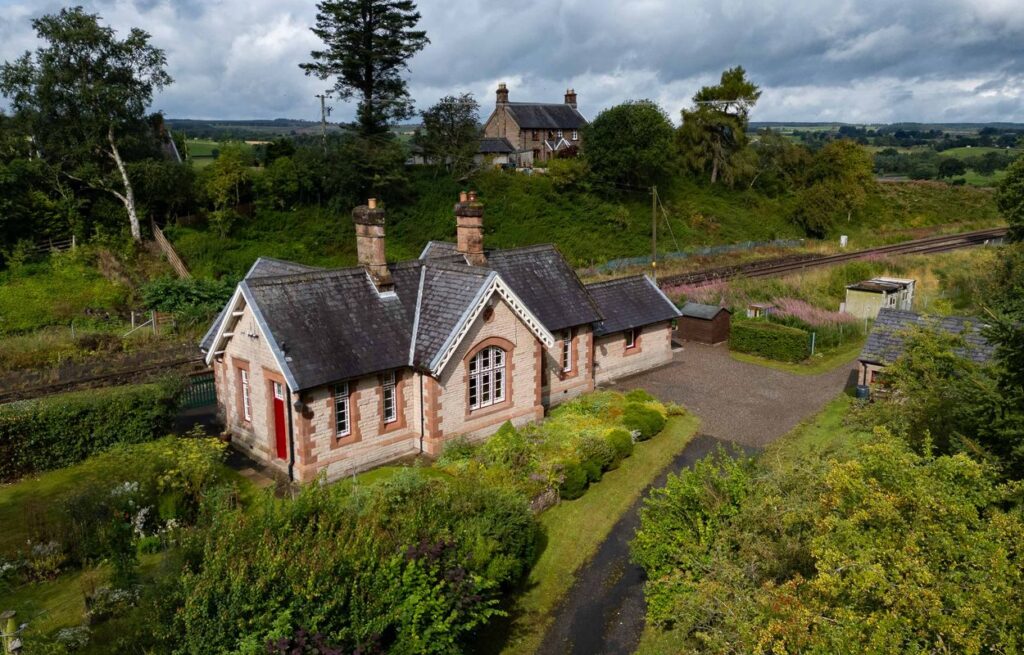Victorian railway station home in Little Salkeld on market for £375,000 with original features, three bedrooms, gardens and paddock offering unique historic charm.