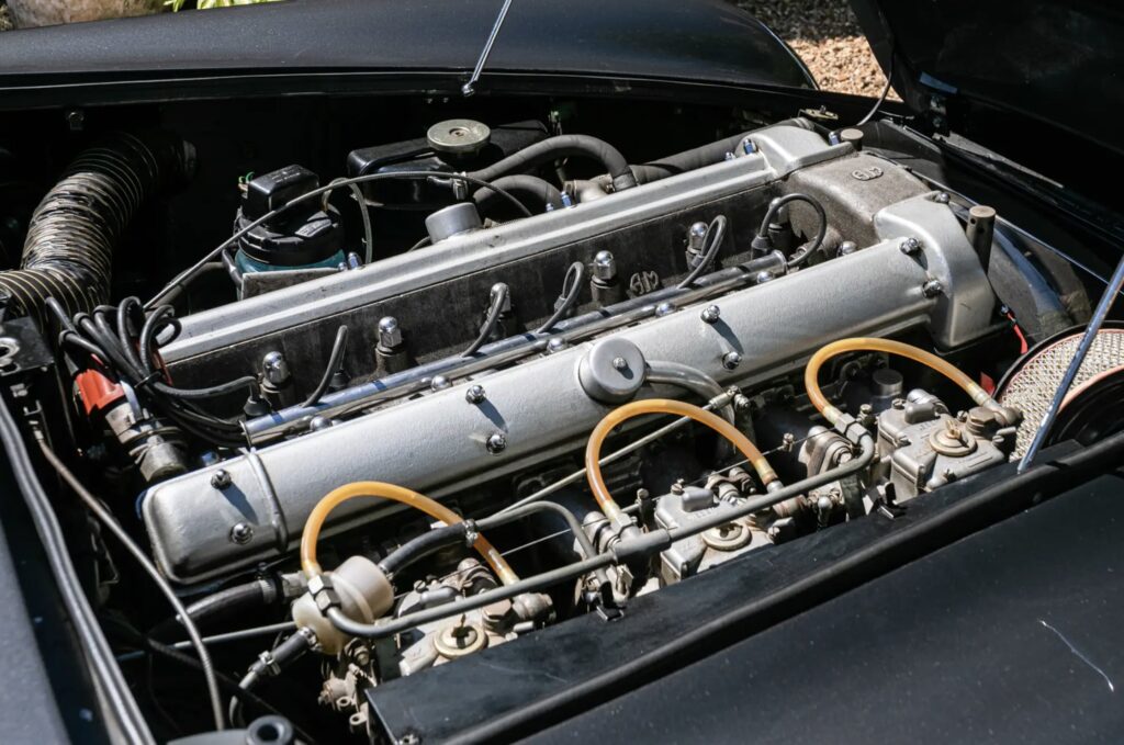 Ultra rare 1966 Aston Martin DB6 Mk1 Vantage sells for £216,000 at auction - classic slate grey grand tourer with manual ZF gearbox had fewer than 5,000 miles since 1991.