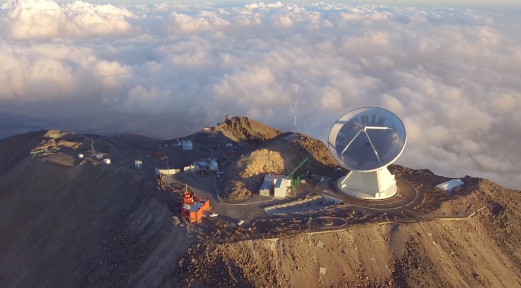 A motorist mistook a giant telescope for a UFO near Mexico's Sierra Negra volcano. The viral clip sparked alien theories before officials confirmed it was the Large Millimeter Telescope.