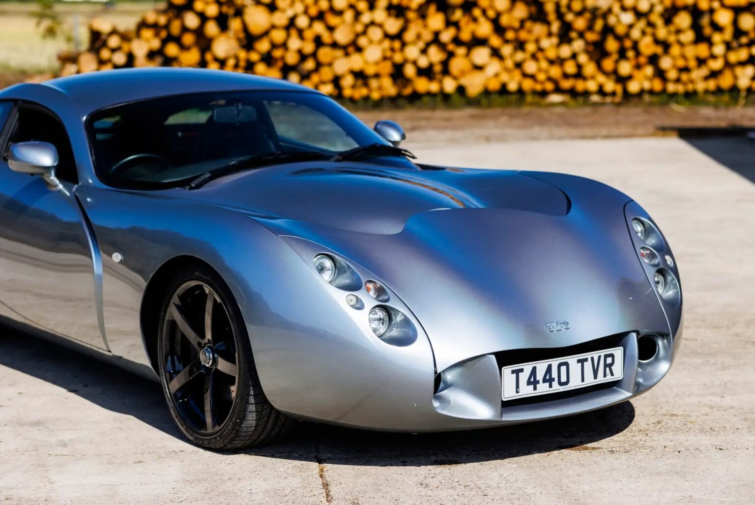 The only production TVR T440R, a 215mph Le Mans-inspired British supercar with a 4.2L 440bhp engine, is for sale at £190,000, offering unmatched rarity and performance.