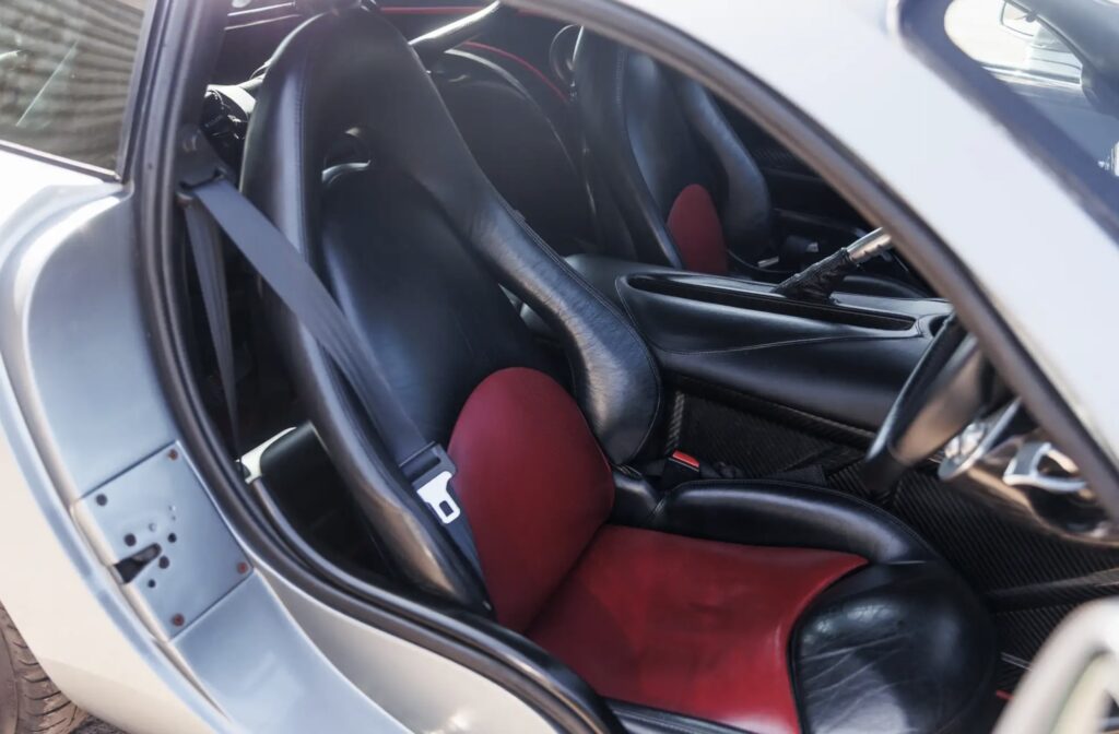 The only production TVR T440R, a 215mph Le Mans-inspired British supercar with a 4.2L 440bhp engine, is for sale at £190,000, offering unmatched rarity and performance.