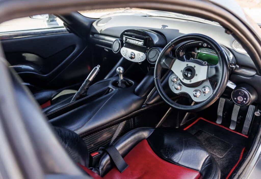 The only production TVR T440R, a 215mph Le Mans-inspired British supercar with a 4.2L 440bhp engine, is for sale at £190,000, offering unmatched rarity and performance.