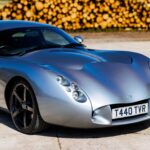 The only production TVR T440R, a 215mph Le Mans-inspired British supercar with a 4.2L 440bhp engine, is for sale at £190,000, offering unmatched rarity and performance.