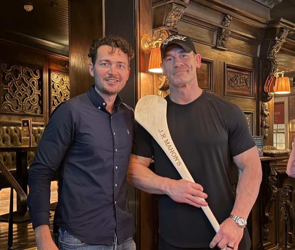 WWE legend John Cena stunned Dublin fans by pulling pints and downing a Guinness in one go during his farewell tour stop, delighting locals at J.R. Mahon’s pub.