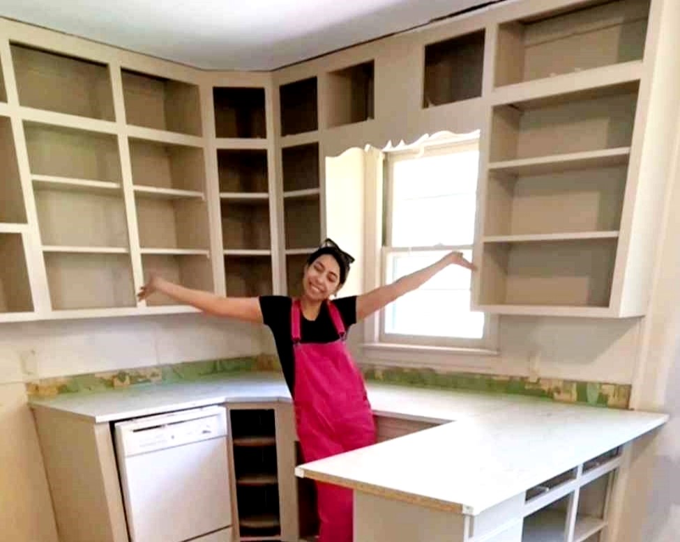 Mum transforms fire-damaged kitchen for just £1,500 after £12k builder quote by bargain hunting and DIY hacks as family project saves thousands and boosts her confidence.