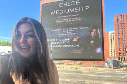 Psychic mum says spirits tag along on family trips to parks and pools as her kids inherit eerie abilities with daughter Ivy even predicting surprises like Alton Towers visits.