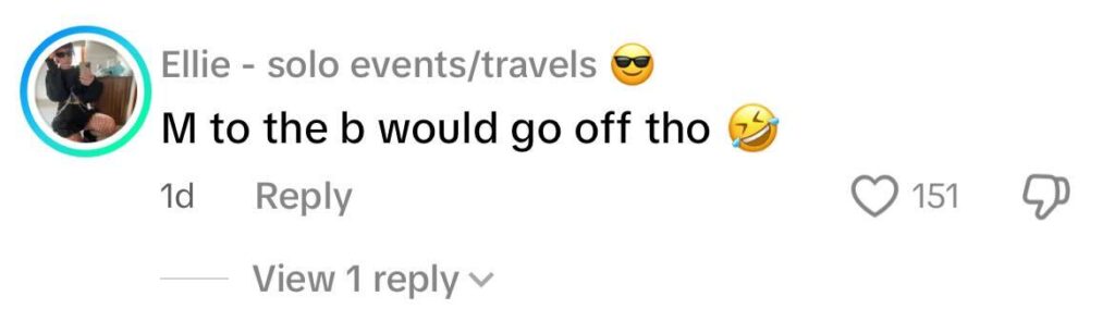Social media comment on the post of Fans shocked as viral star Millie B of M to the B fame announced for Leeds Festival - set to perform on Climate Live stage alongside major acts like Bring Me The Horizon.