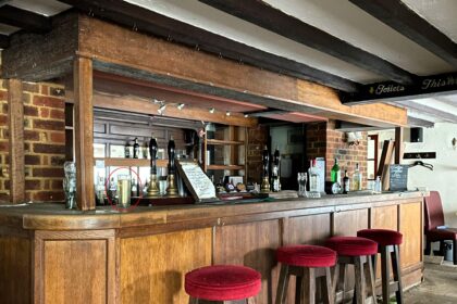 Urban explorer discovers abandoned Kent pub The Harrow left frozen in time since 2006 - mould covered rooms but booze and even a pint still remain on the counter.