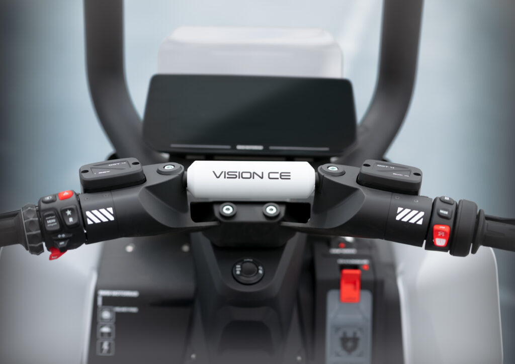 BMW unveils the Motorrad Vision CE, a futuristic electric scooter with roll cage, self-balancing tech and bold design, redefining safe and stylish urban mobility.
