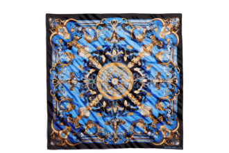 Balenciaga launches a £220 AI generated silk scarf in its Winter 25 range, sparking debate after earlier controversy over a £775 plastic style tote bag.