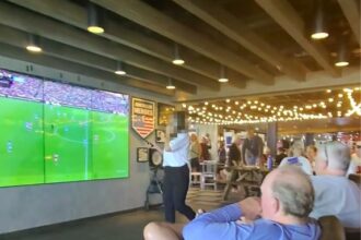 Arsenal fans on a Carnival Cruise were left furious when staff cut off their match against Man City for an NFL game, forcing them to catch the equaliser on a tiny TV.