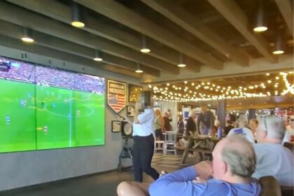 Arsenal fans on a Carnival Cruise were left furious when staff cut off their match against Man City for an NFL game, forcing them to catch the equaliser on a tiny TV.
