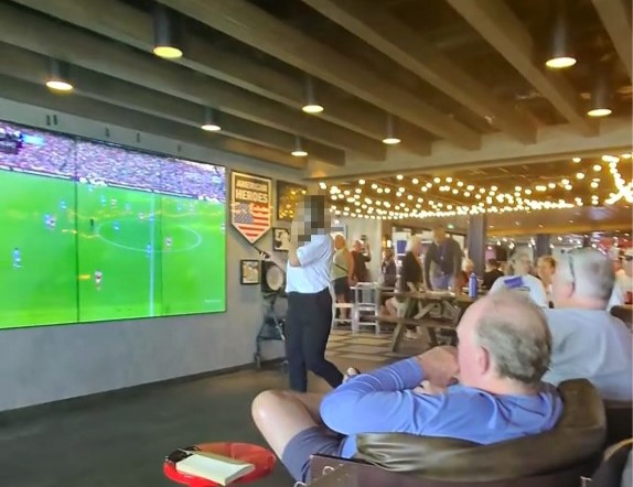 Arsenal fans on a Carnival Cruise were left furious when staff cut off their match against Man City for an NFL game, forcing them to catch the equaliser on a tiny TV.
