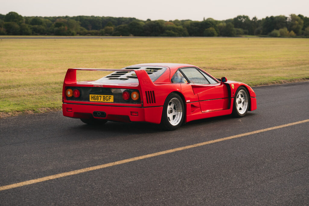 A rare 1991 Ferrari F40 with one owner for 31 years and just 5,343 miles is set to fetch £2.8m at auction, offering 201mph speed and legendary Enzo Ferrari legacy.