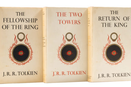 A rare Tolkien signed Return of the King inscribed in Elvish script is set for auction in London with estimates up to £15,000, a unique piece of literary history.
