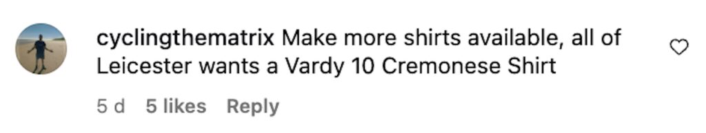 Jamie Vardy’s Cremonese shirts sell out within minutes leaving fans waiting months as demand surges after his free transfer to Italy following Leicester’s relegation.