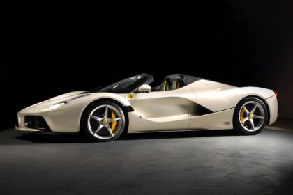 A rare Ferrari LaFerrari Aperta, one of just 210 made, is set to fetch £3.9m at RM Sotheby’s Zurich auction, boasting 217mph speed and only 2,442 miles on the clock.