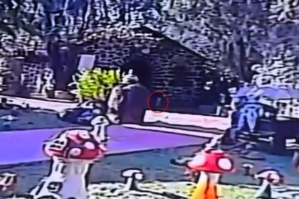 CCTV at Mexico’s Goblin Museum captured a strange toddler sized figure racing outside before darting back in, fueling local legends of goblins, naguals and mystical beings.