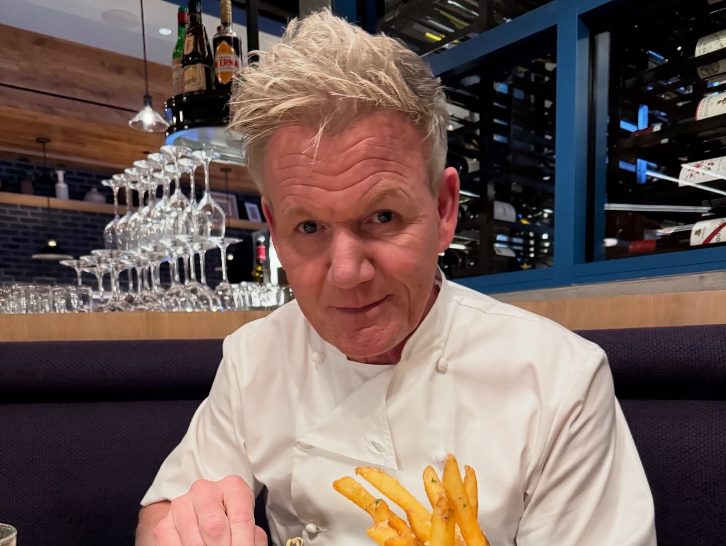 Gordon Ramsay is charging £325 for a seven course Christmas Day meal at Pétrus in Belgravia - but with no turkey, the final bill with service can hit nearly £483.