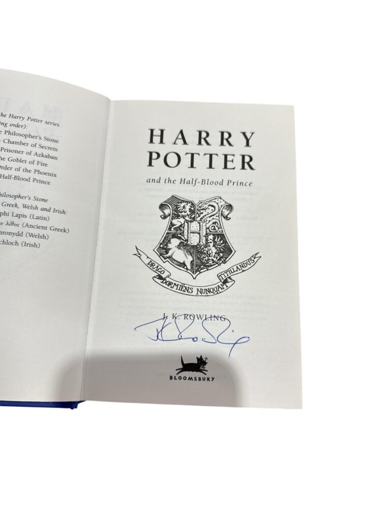 A rare set of Harry Potter books signed by JK Rowling and gifted to a babysitter are going up for auction in London with bids expected to reach up to £20,000.