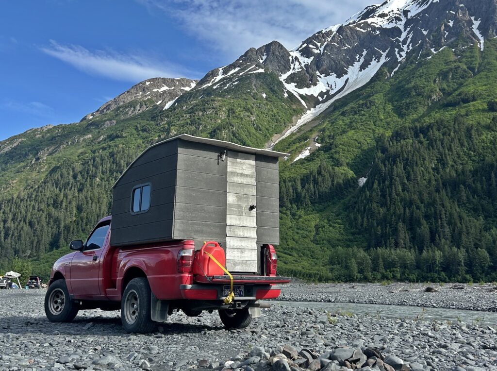 Seth, 21, built a tiny house on his truck for just £2,200 and now lives on the road with his dog Stella - sharing adventures, challenges and freedom with 449,000 followers.