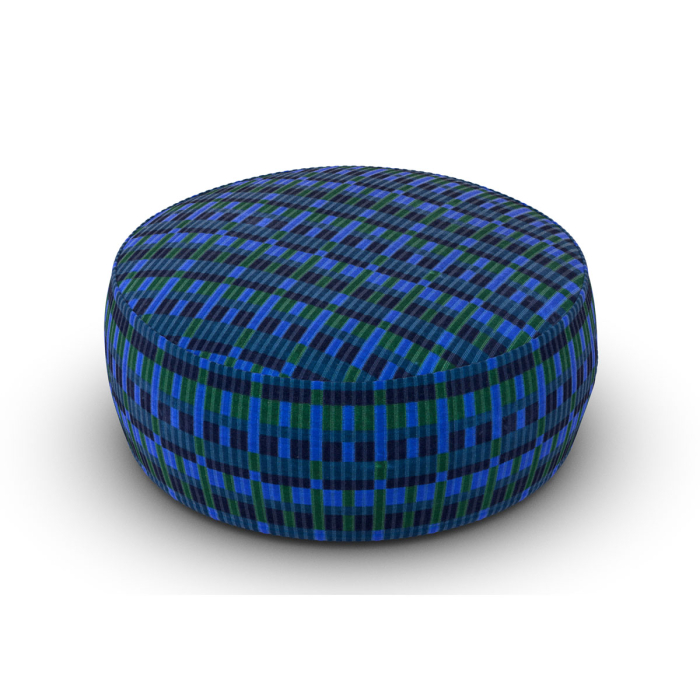 London Transport Museum is selling tube inspired furniture upholstered in iconic moquette fabrics with prices from £500 ottomans to a £3,200 Farringdon three seat sofa.