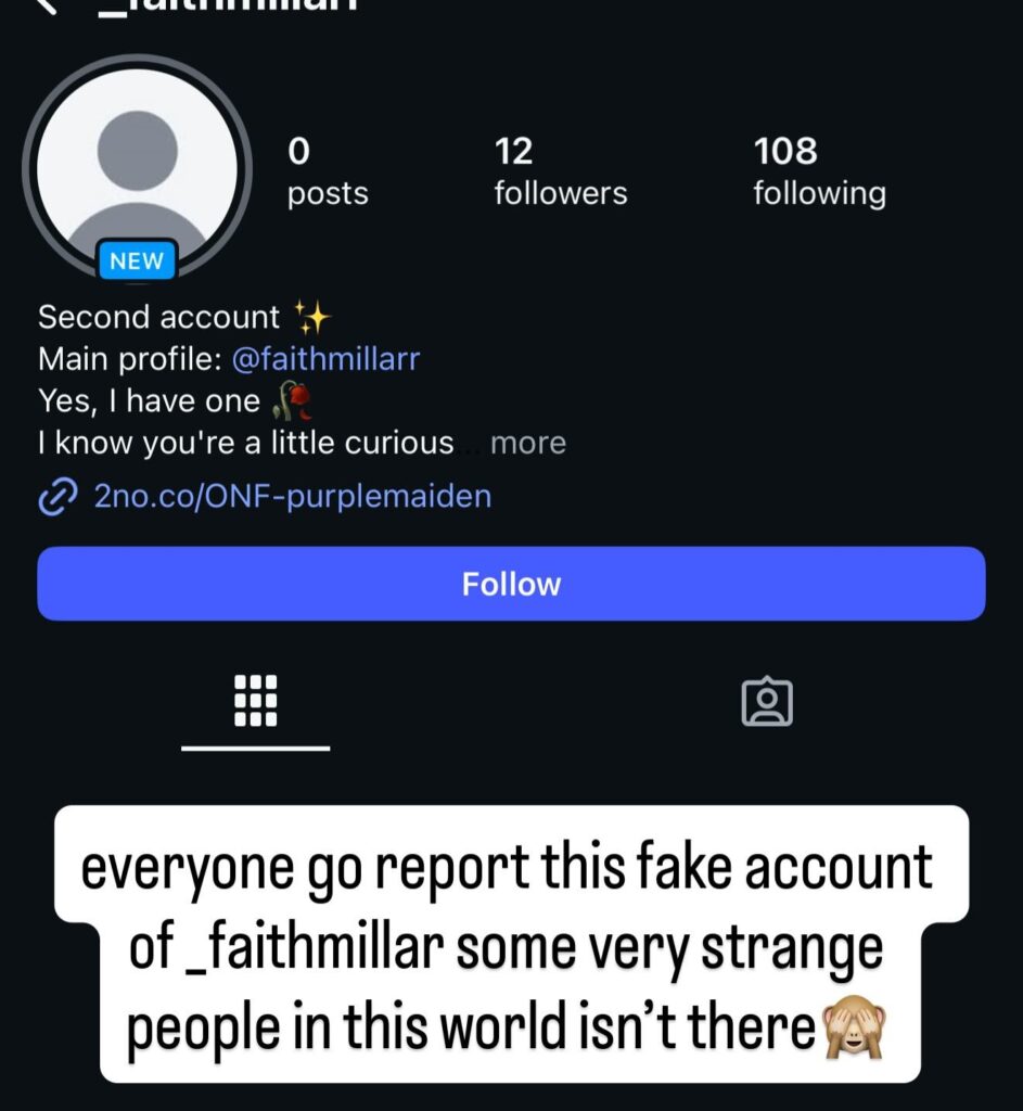 Darts star Luke Littler slams fake Instagram account impersonating girlfriend Faith Millar. He urged fans to report the troll before the profile was removed by Instagram.