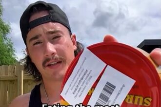 James Ellingsworth tackles Surströmming in his jerky challenge, calling it the most disgusting food he’s ever eaten after gagging, vomiting and multiple showers to recover.