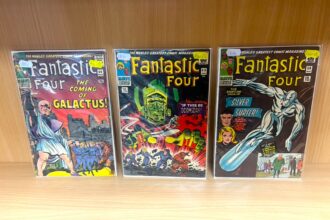 Rare Marvel comics from the 1960s including Fantastic Four, Spider-Man and X-Men found in a loft are set to fetch over £7,000 at Richard Winterton Auctioneers.