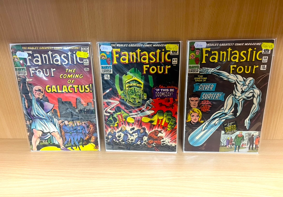 Rare Marvel comics from the 1960s including Fantastic Four, Spider-Man and X-Men found in a loft are set to fetch over £7,000 at Richard Winterton Auctioneers.