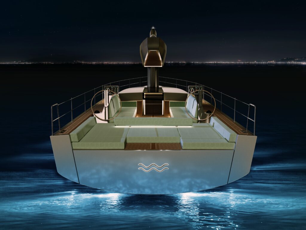 Michelin unveils AQUA, a 60-foot eco-friendly yacht with a retractable inflatable wingsail that cuts fuel use, blending luxury design with sustainable innovation.