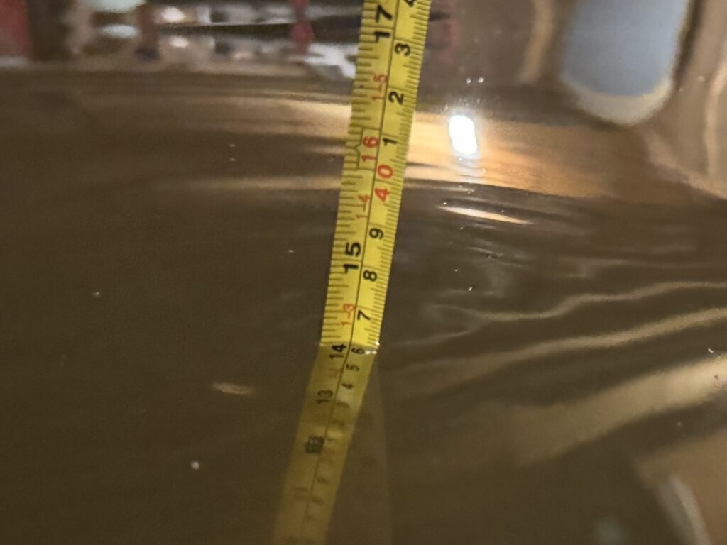 Mum films herself swimming in flooded basement after storm devastates home in Quincy Illinois - viral TikTok shows her coping with loss as family faces huge cleanup.