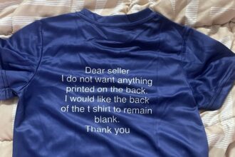Mum left howling after Temu printing blunder puts her private instructions on son’s custom t shirt - £3.96 order refunded after hilarious mistake goes viral.