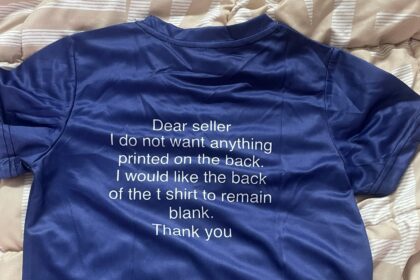 Mum left howling after Temu printing blunder puts her private instructions on son’s custom t shirt - £3.96 order refunded after hilarious mistake goes viral.