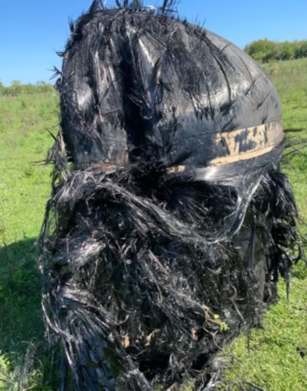 A bizarre hairy cylinder fell from the sky onto a farm in Argentina sparking speculation it could be space junk as baffled officials investigate the mysterious object.