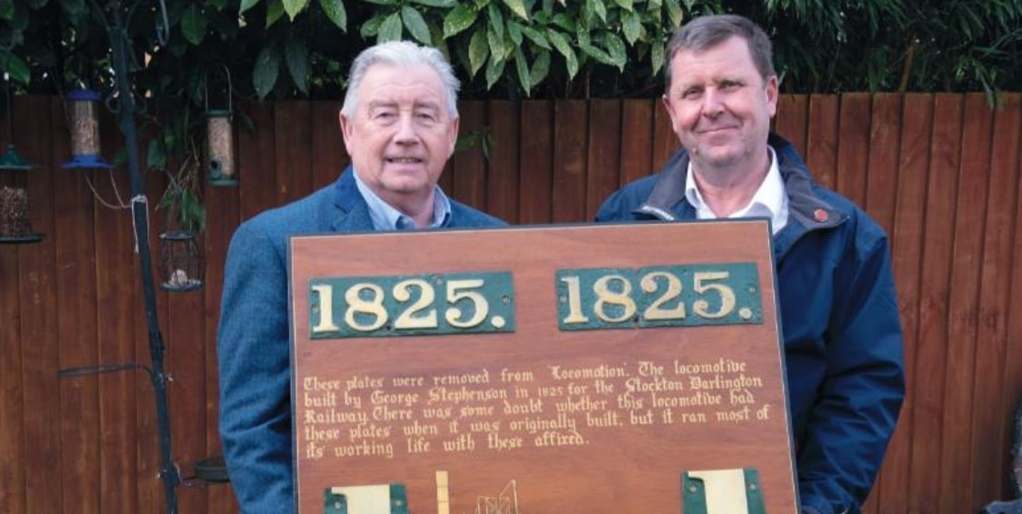 The original Number 1 plates from the world’s first steam passenger locomotive Locomotion, built in 1823 by Robert Stephenson, are set for auction this October.